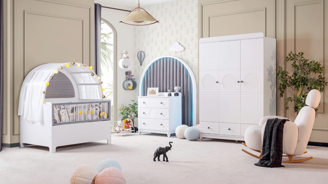 Riley Bebek Odası Gri