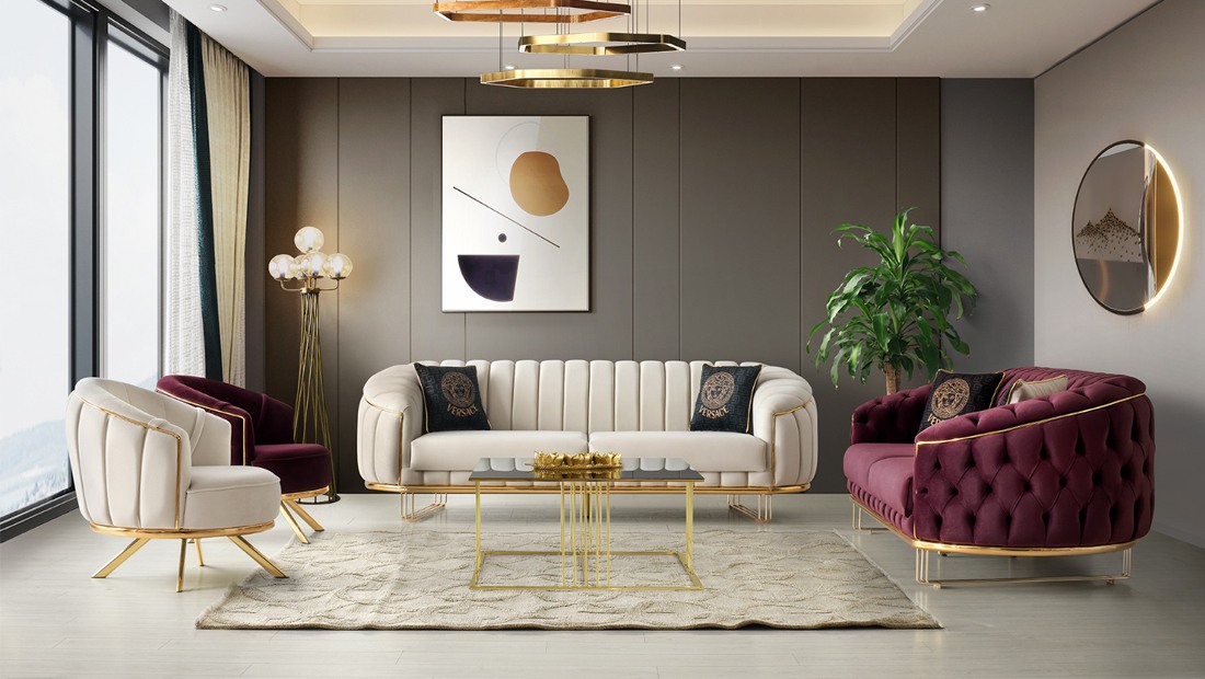 Dynasty Koltuk Takımı Bordo