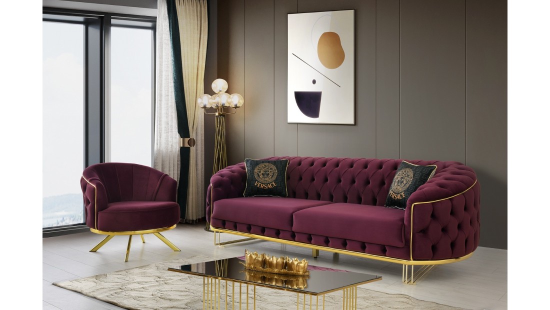 Dynasty Koltuk Takımı Bordo